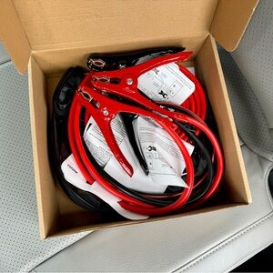 Amazon basics jumper cable for car battery, 10 gauge, 12 feet